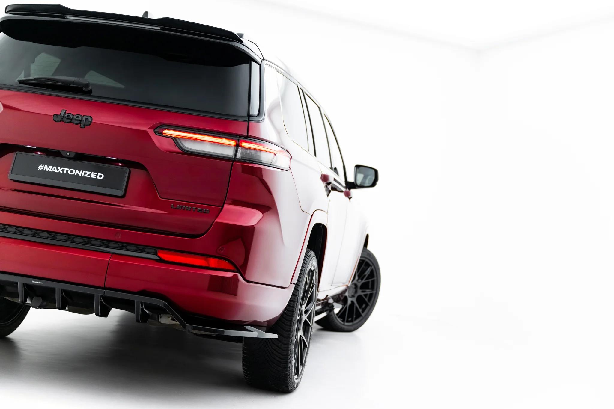 Diffusor Heckansatz passend für Jeep Grand Cherokee L Mk5 schwarz Hochglanz