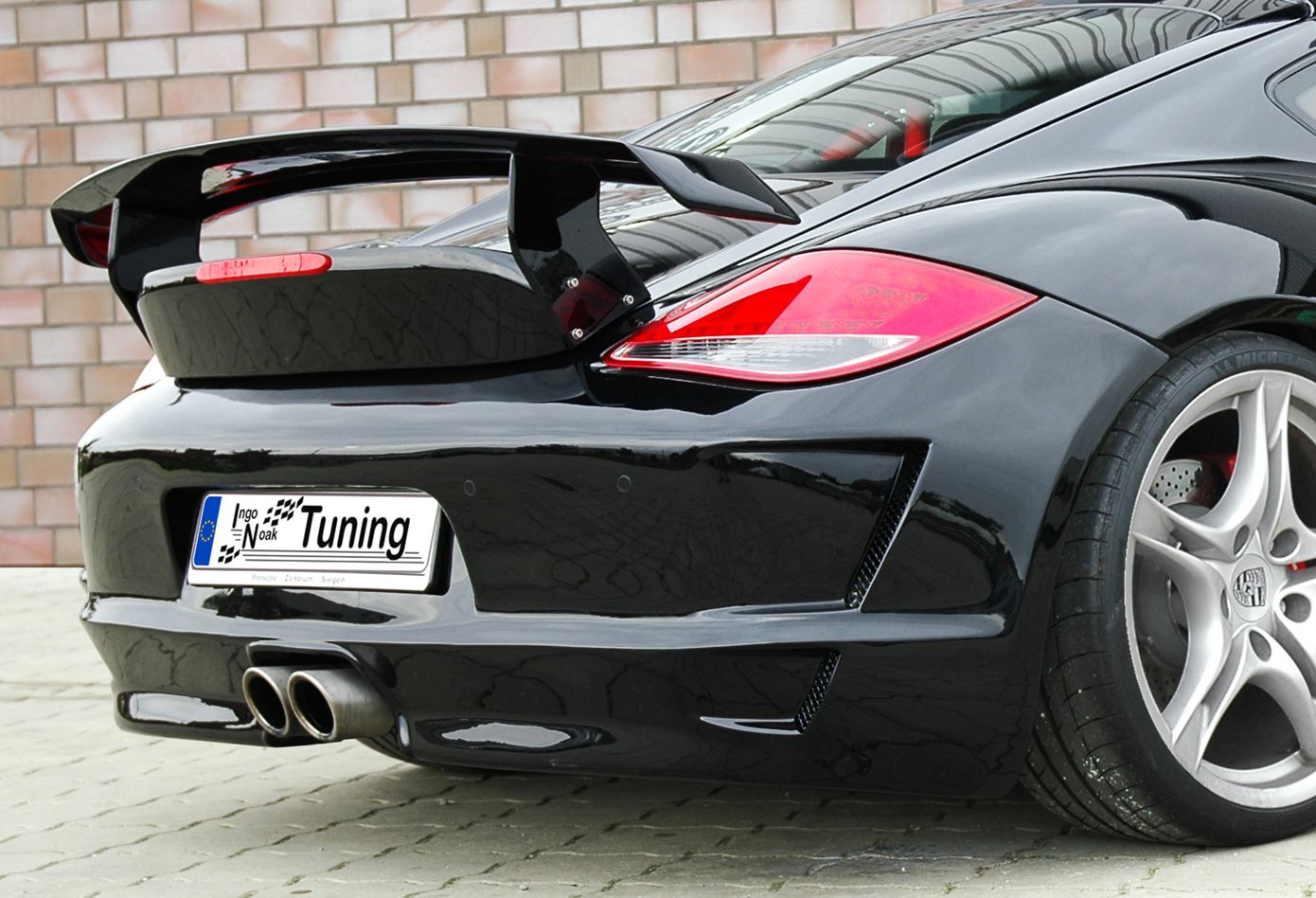 Heckspoiler Heckflügel Ducktail aus GFK für Porsche Cayman Boxster 987