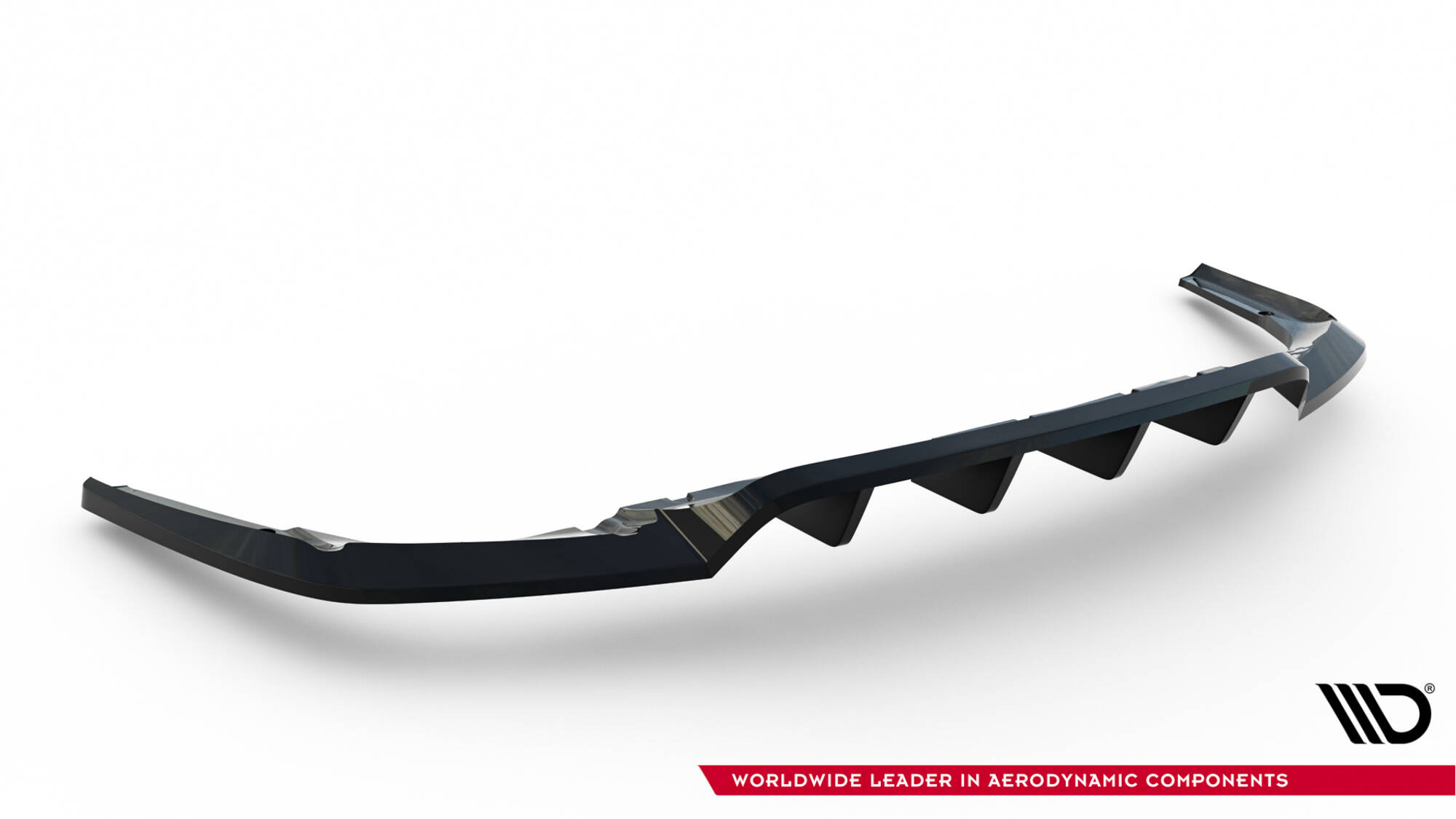 Diffusor Heckansatz passend für Maserati Levante GT Mk1 FL schwarz Hochglanz