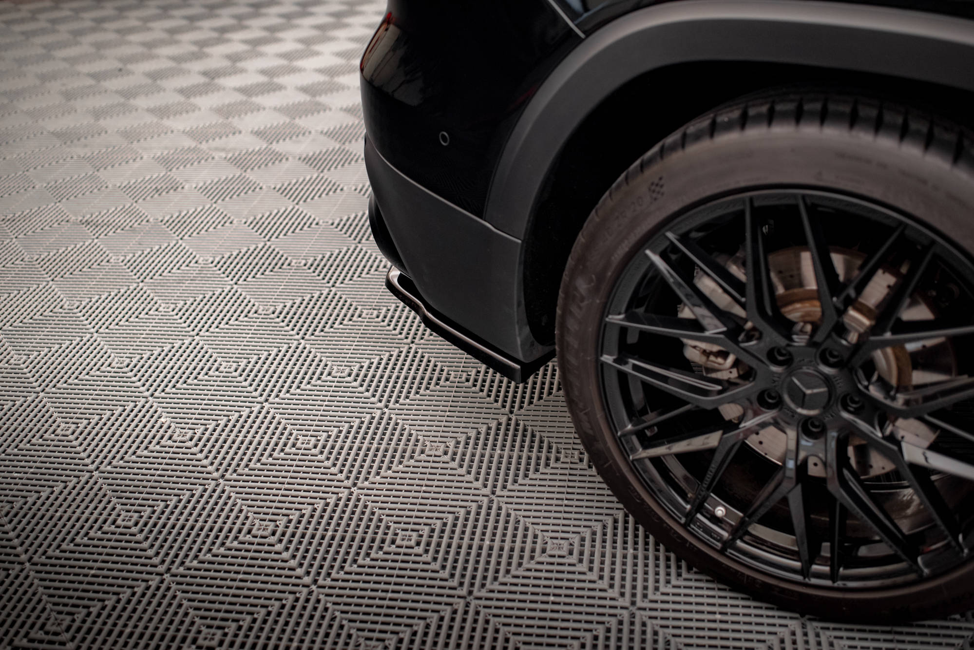 Street+ Heck Ansatz Flaps passend für Mercedes-AMG GLB 35 / AMG-Line X247 schwarz Hochglanz