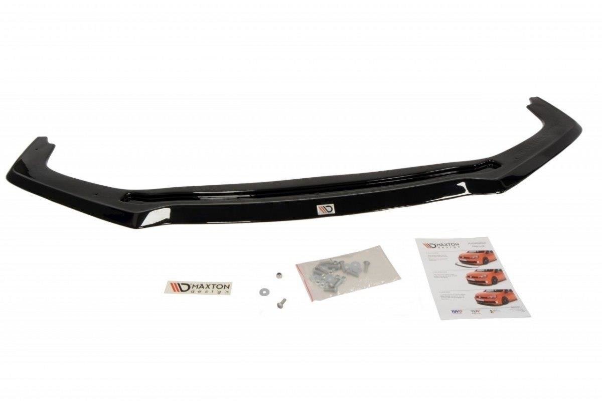 Street+ Spoilerlippe Front Ansatz V.2 passend für Honda Civic IX TYPE R schwarz Hochglanz