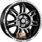 BORBET CW8 Black Rim Window Polished Matt Einteilig 18 Zoll