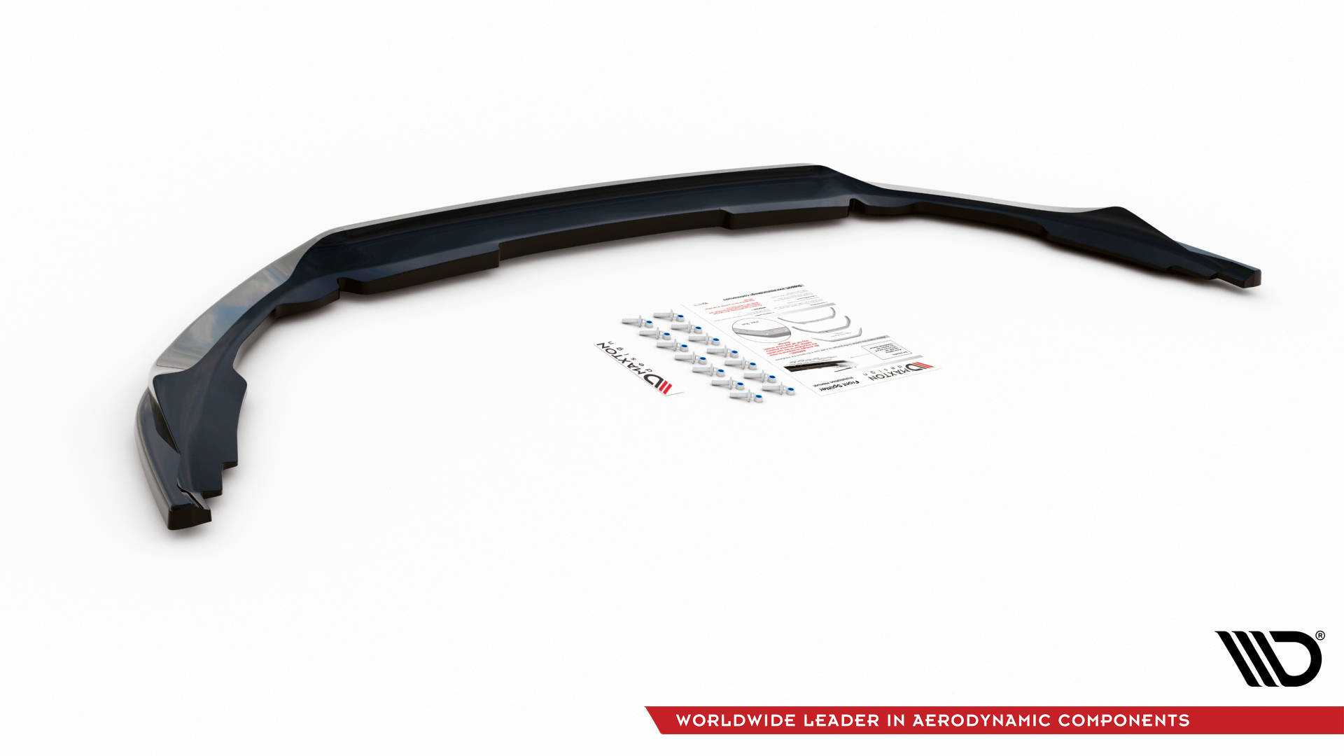 Street+ Spoilerlippe Front Ansatz V.1 passend für Ford Mondeo ST-Line Mk5 FL schwarz Hochglanz
