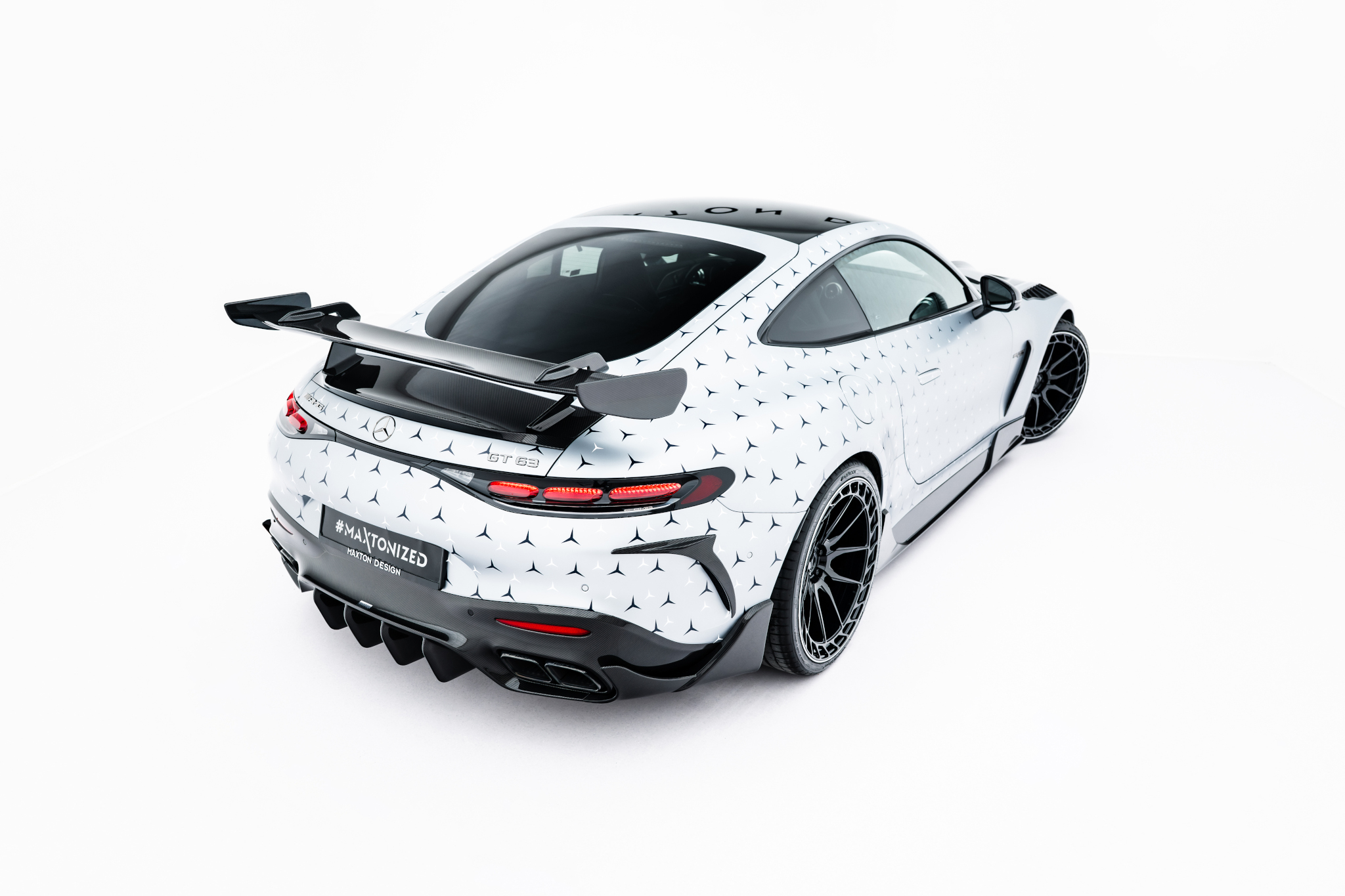 Carbon Fiber Heck Ansatz Diffusor passend für Mercedes-AMG GT 63 / 55 / 63 S E Performance C192