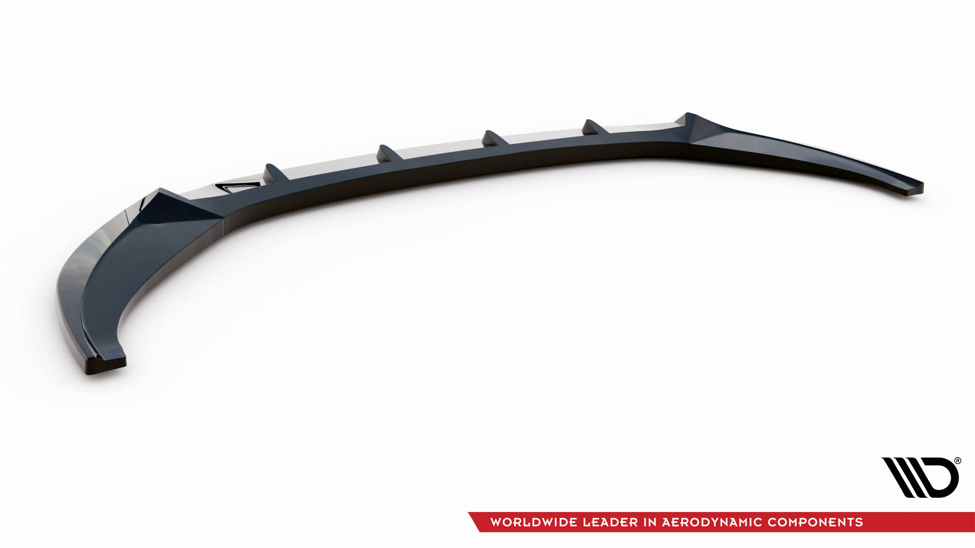 Street+ Spoilerlippe Front Ansatz V.2 passend für Audi A6 C8 schwarz Hochglanz