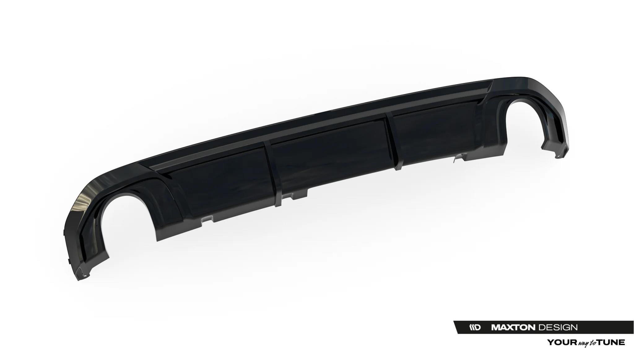 Heckansatz Diffusor passend für BMW 4er M-Paket Gran Coupe G26