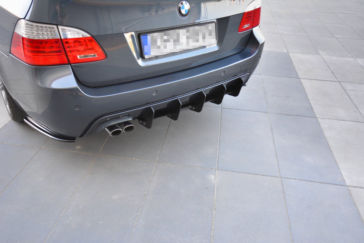 Diffusor Heck Ansatz für Heckschürze für BMW 5er E61 TOURING WAGON M Paket