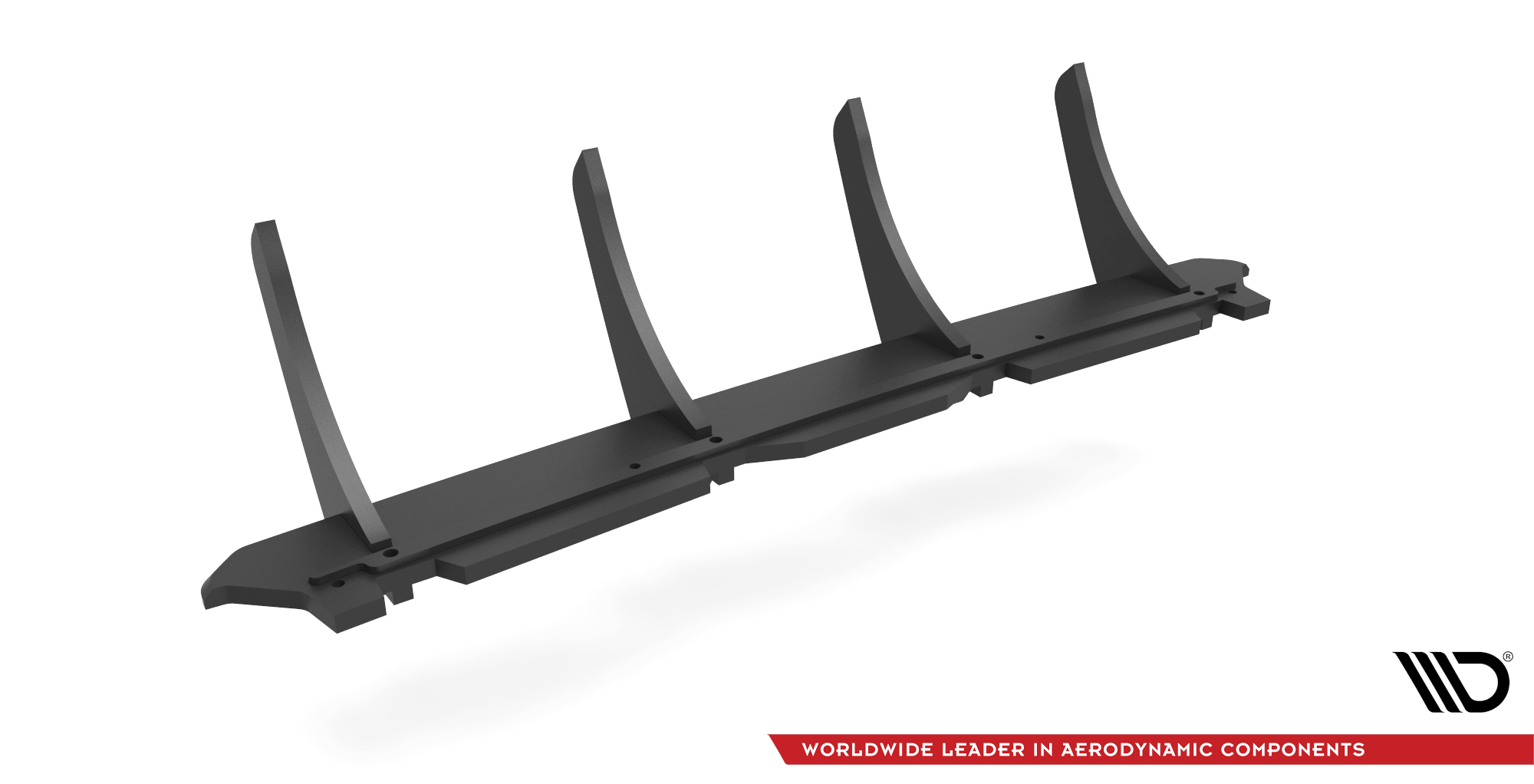 Street Pro Heckschürze Heck Ansatz Diffusor passend für Ford Escape ST-Line Mk3 schwarz-rot