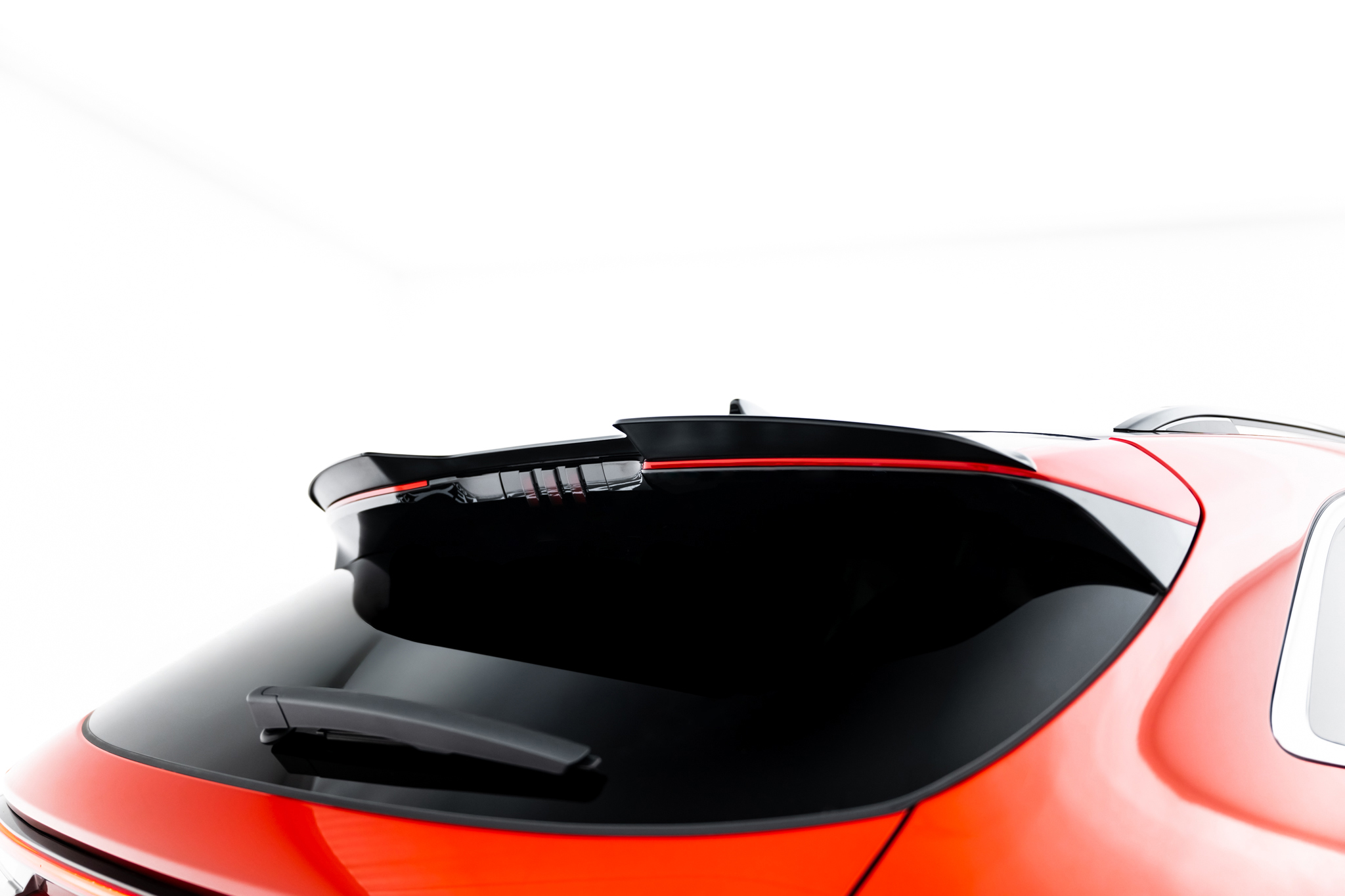 Heckspoiler Lippe passend für Forthing T-Five Mk1 schwarz Hochglanz