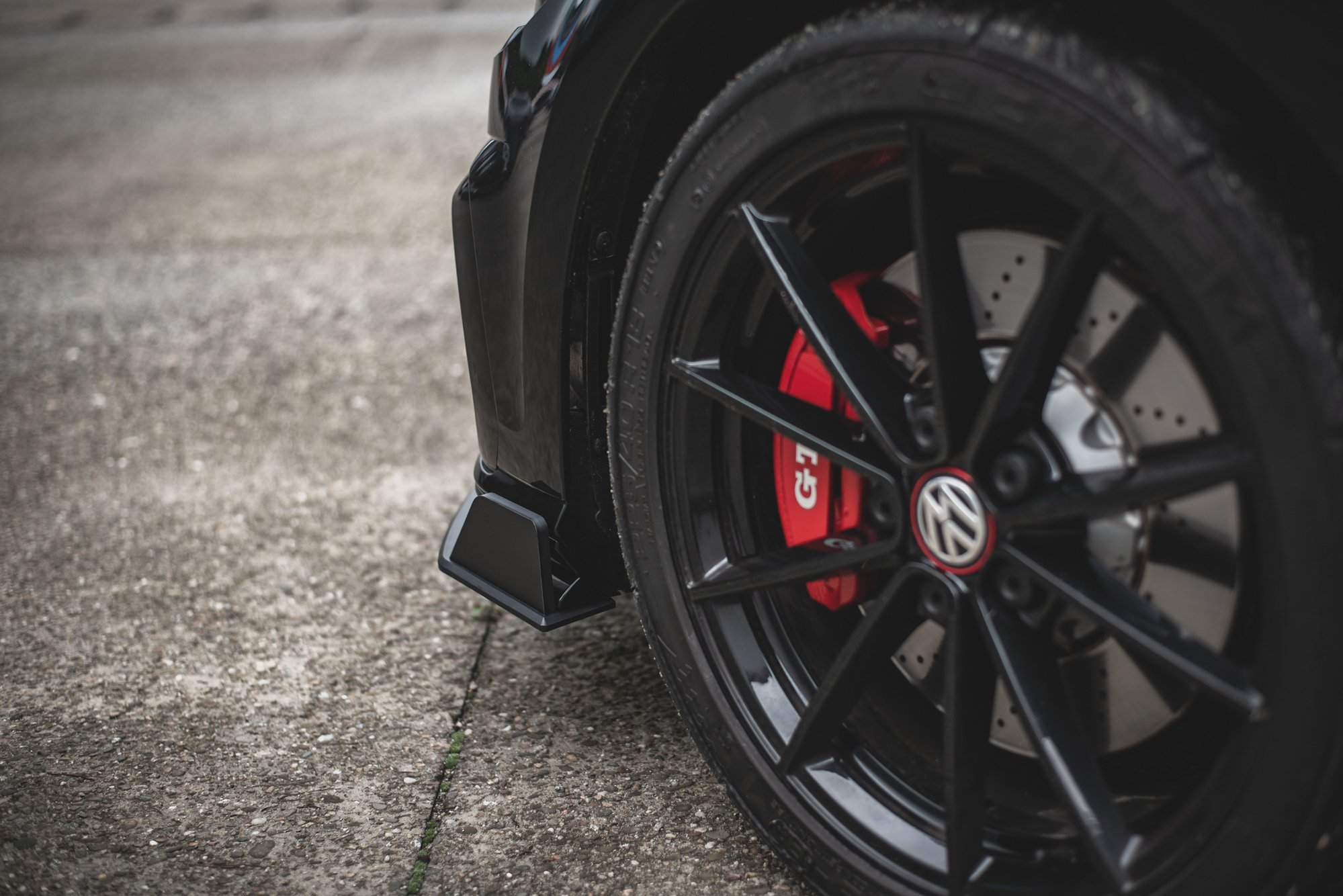 Street Pro Front Ansatz für für / Frontansatz VW Golf 7 GTI TCR