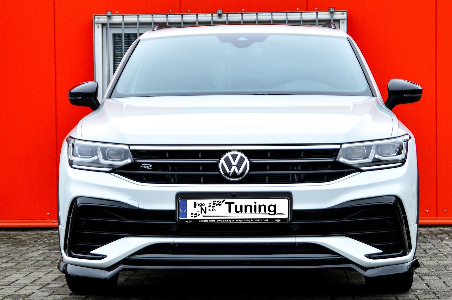 Cuplippe Spoilerschwert aus ABS für VW Tiguan 2 AD1 (Schwarz Matt)