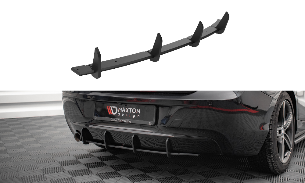 Street Pro Heckschürze Heck Ansatz Diffusor passend für BMW 1er F20