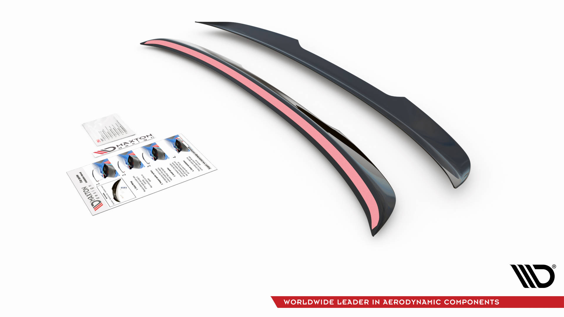 Heck Spoiler Aufsatz Abrisskante passend für Peugeot 508 GT Mk1 FL schwarz Hochglanz