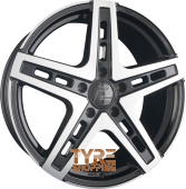 2DRV by WHEELWORLD WH38 Schwarz Hochglanzpoliert (SP+) Einteilig 22 Zoll