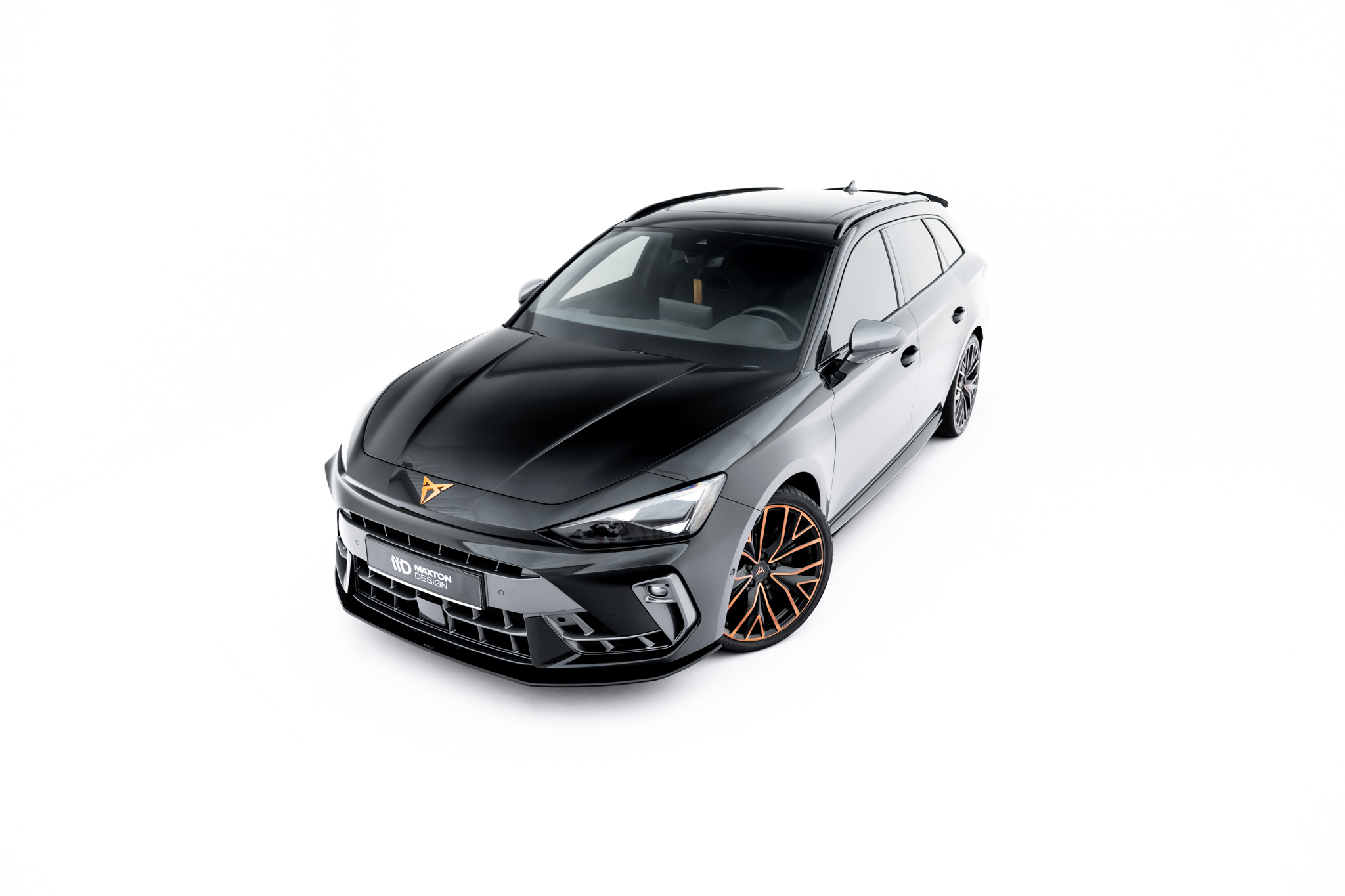Frontlippe passend für CUPRA Leon ST / Hatchback Mk1 FL roter Kern