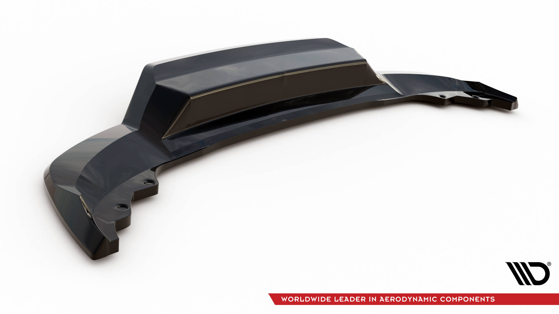 Street+ Mittlerer Diffusor RACE Heck Ansatz passend für Skoda Karoq Sportline Mk1 FL schwarz Hochglanz