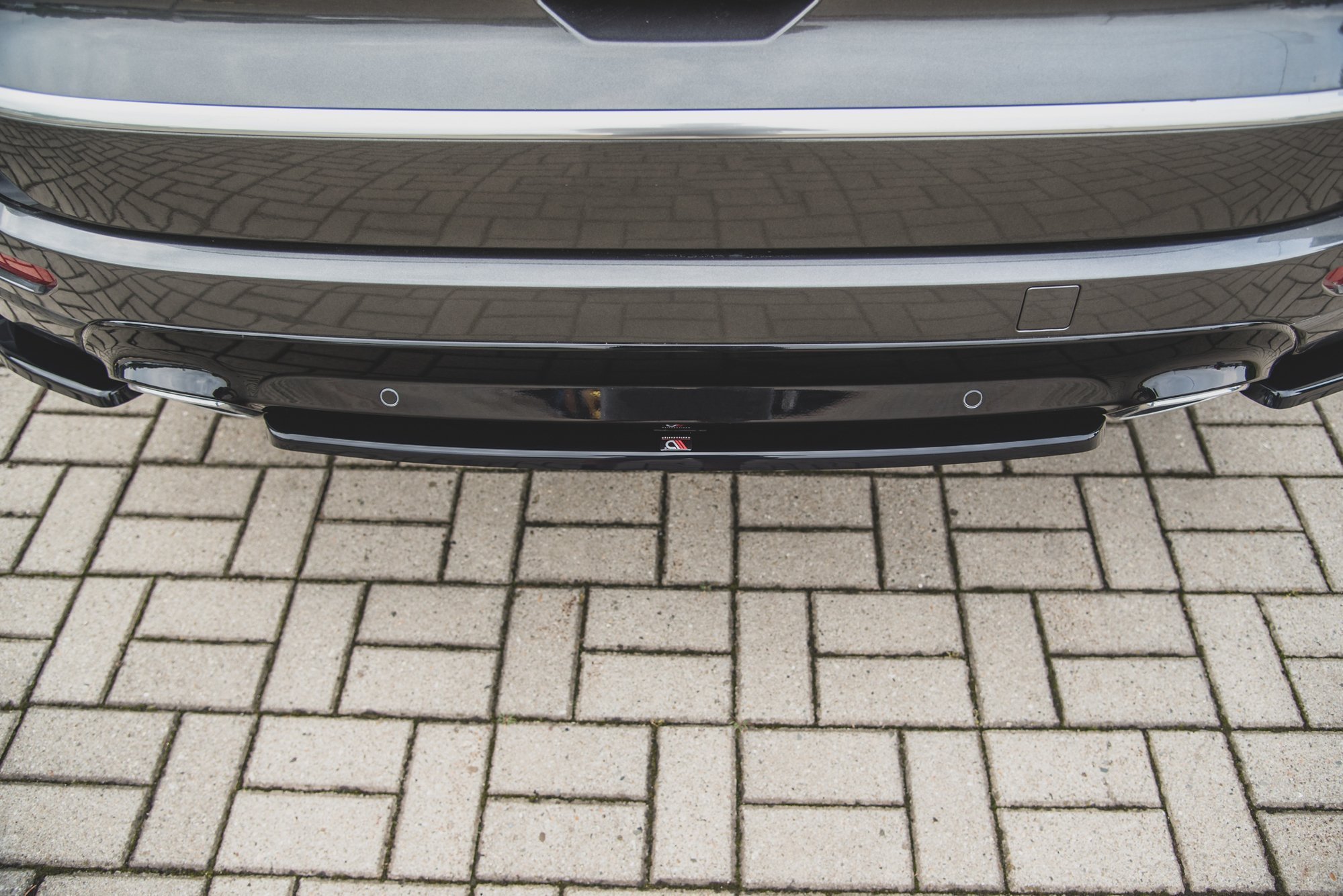 Heckansatz Ford S-Max Vignale Mk2 Facelift schwarz Hochglanz