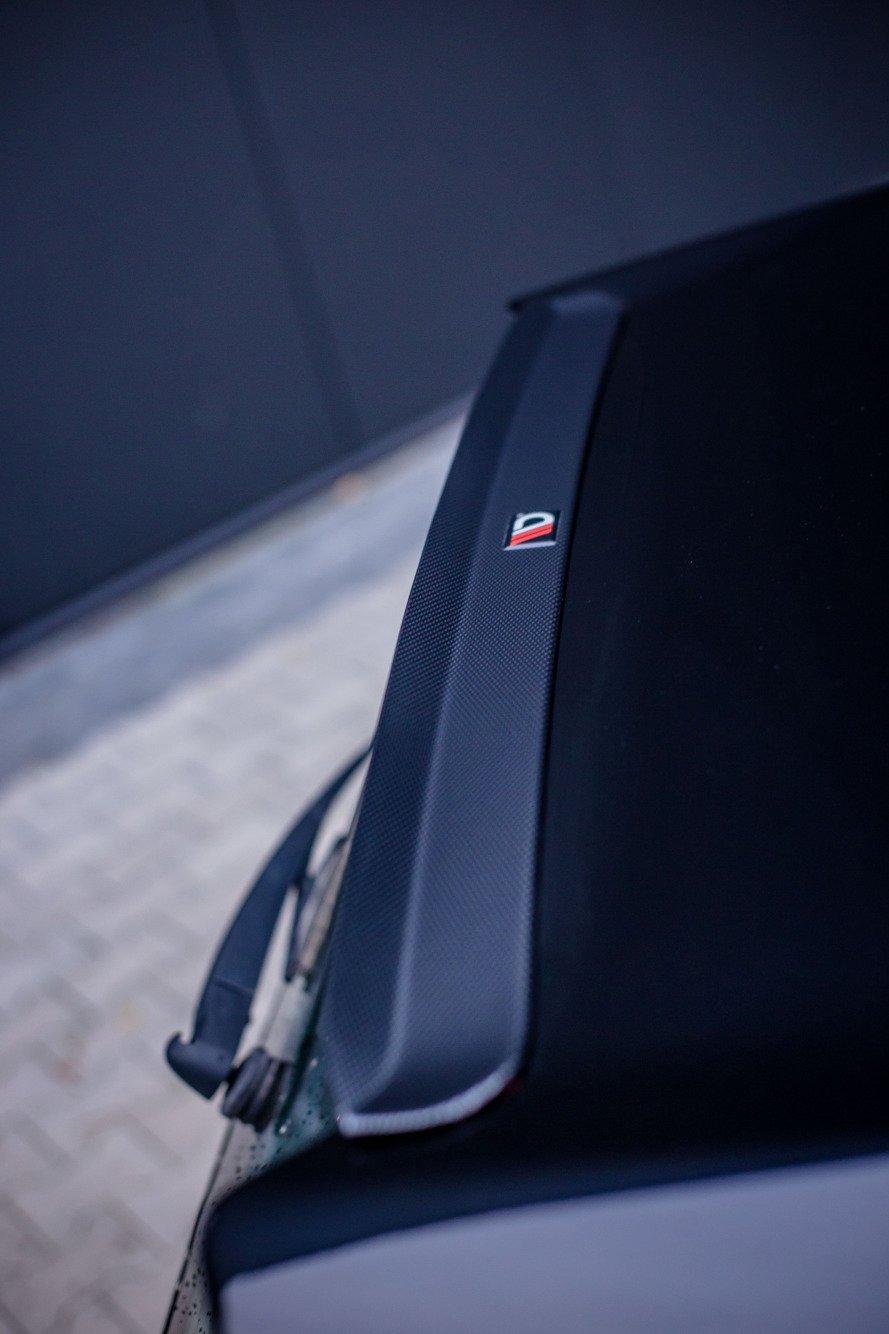 Spoiler CAP für HONDA CIVIC EP3 MK7 TYPE-R/S FACELIFT schwarz Hochglanz