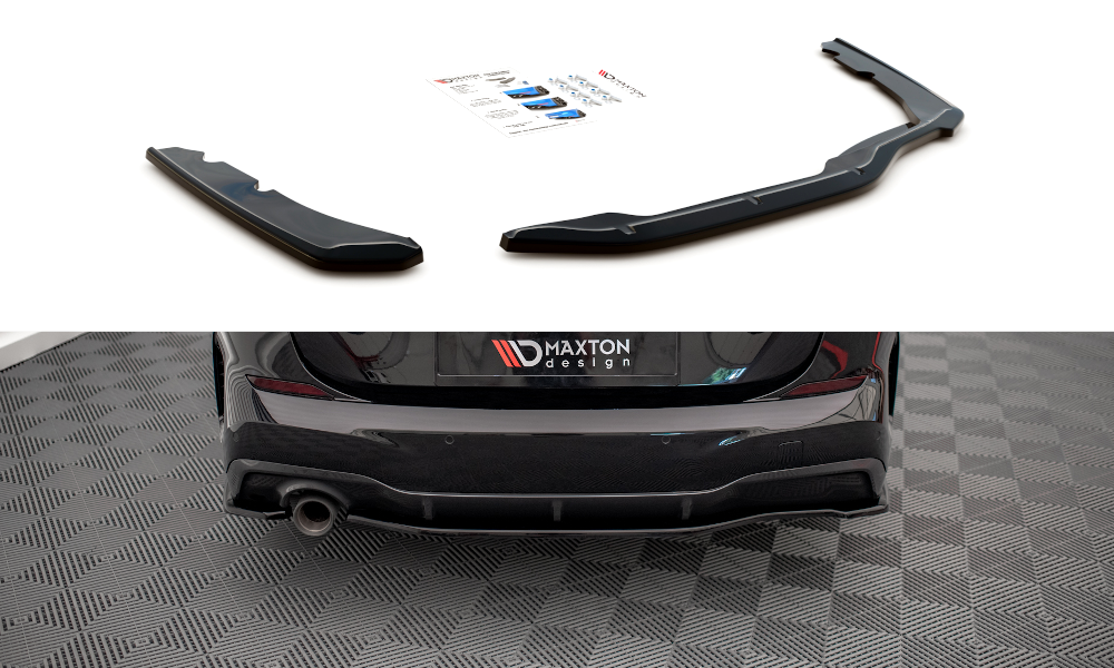 Street+ Heck Ansatz Flaps passend für BMW 2 Gran Coupe M-Paket F44 schwarz Hochglanz