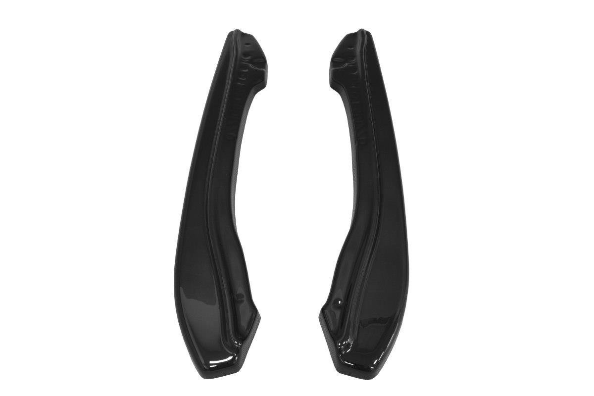 Heck Ansatz Flaps Diffusor für BMW M6 E63 schwarz Hochglanz