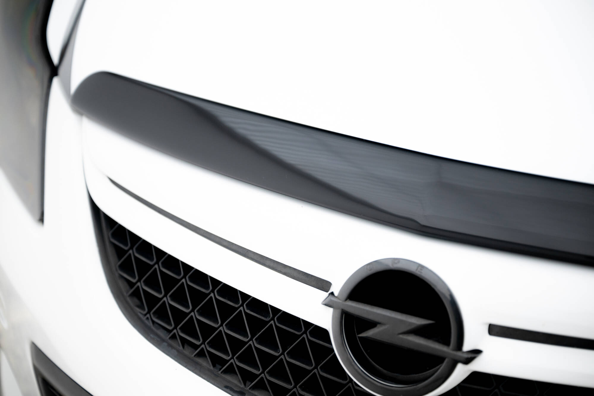 Motor Haube Erweiterung passend für Opel Corsa D OPC / VXR schwarz Hochglanz