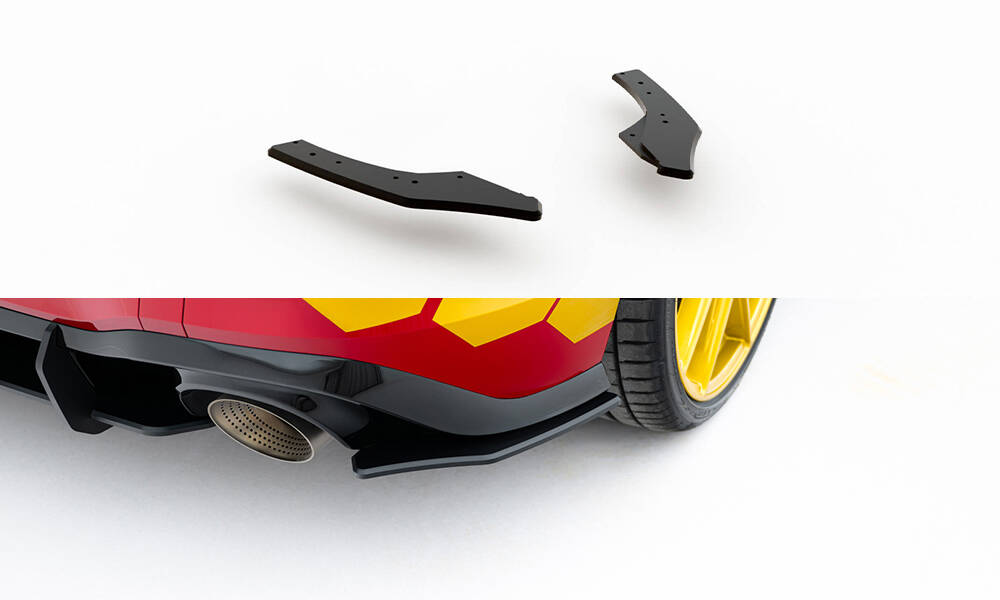 Street Pro Heck Ansatz Flaps passend für VW Golf GTI Clubsport Mk8 FL