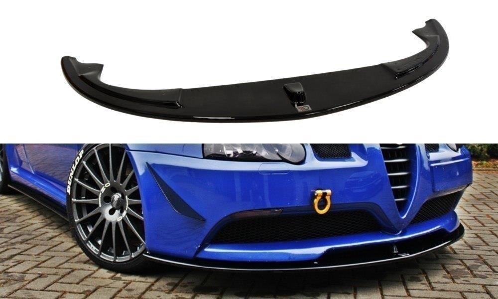 Street+ Spoilerlippe Front Ansatz passend für Alfa Romeo 147 GTA schwarz Hochglanz