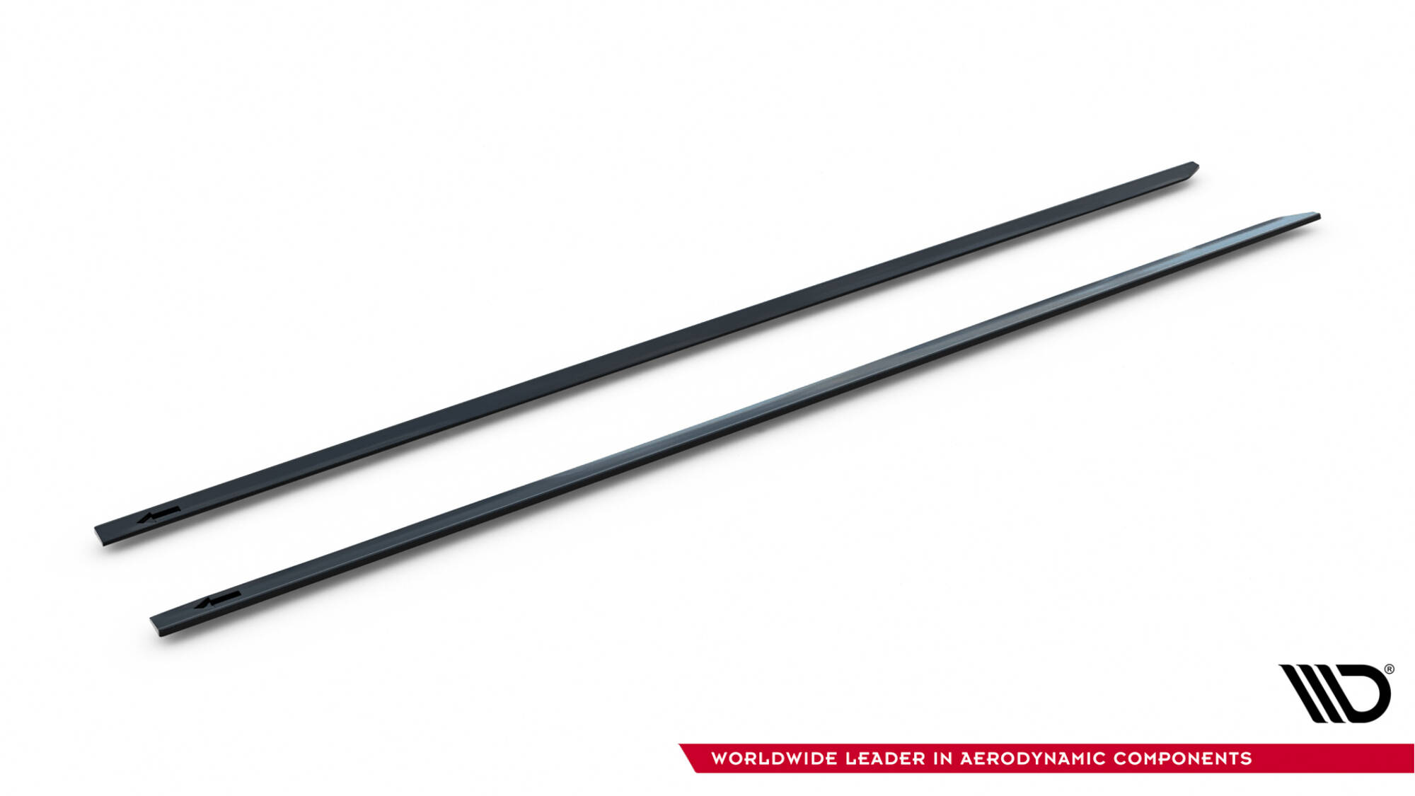 Seitenschweller Ansatz V.2 für VW Golf R / R-Line Mk7 Facelift schwarz Hochglanz