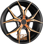 KESKIN KT19N Matt Black Front Copper Einteilig 19 Zoll