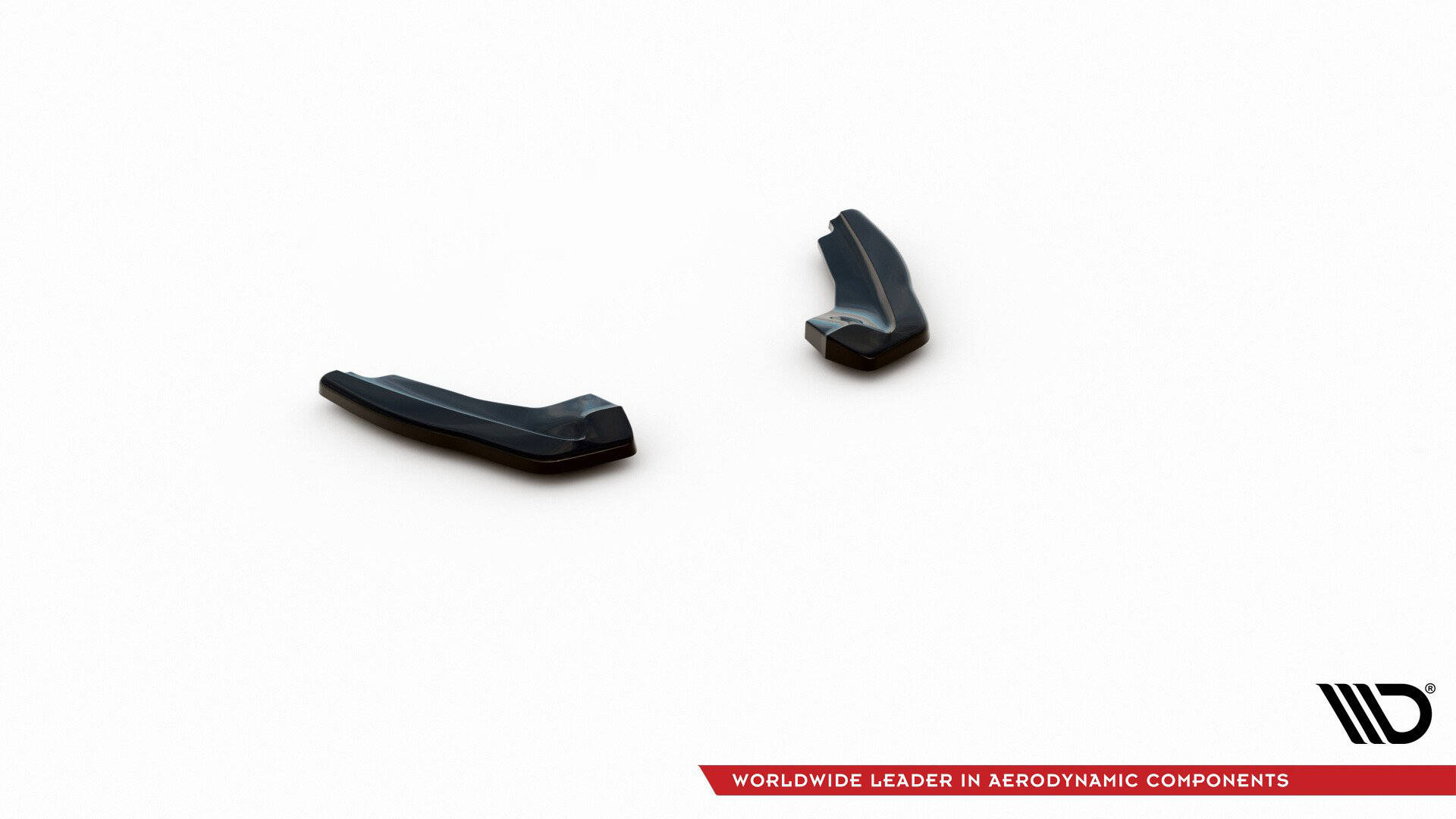 Heck Ansatz Flaps Diffusor V.1 für Ford Focus ST Mk4 schwarz Hochglanz