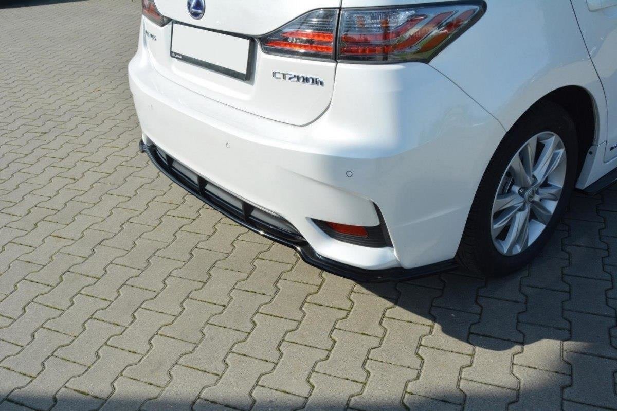 Heckansatz Lexus CT Mk1 Facelift schwarz Hochglanz