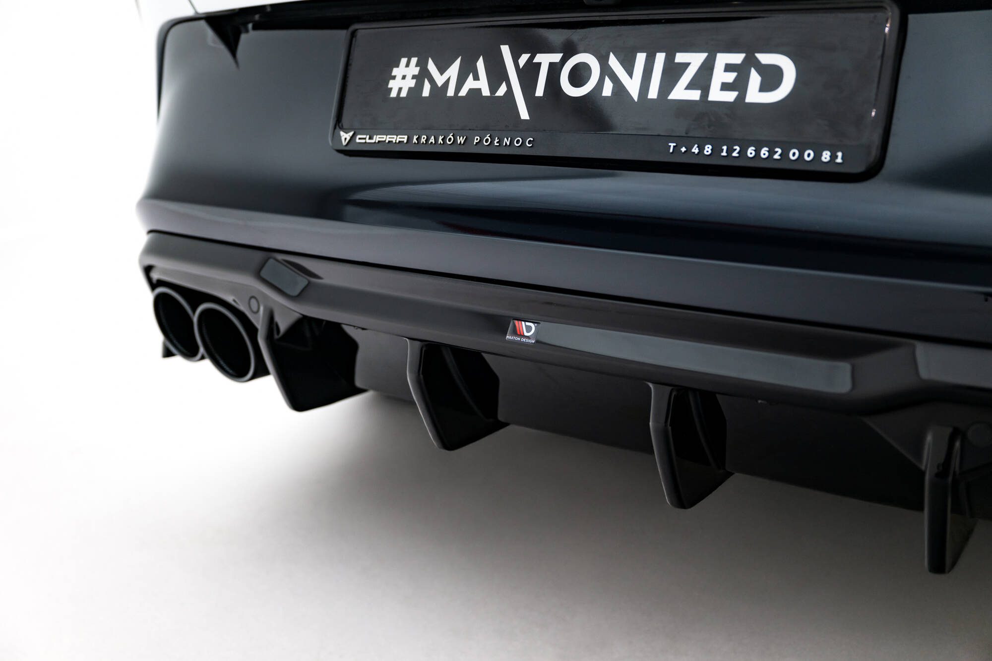 Heckansatz Diffusor + Endrohre passend für CUPRA Formentor Mk1 FL