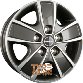 BORBET CWG Mistral Anthracite Polished Einteilig 16 Zoll