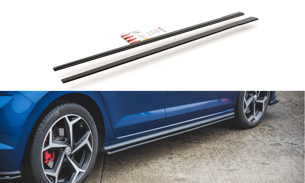 Street Pro Seitenschweller Leisten passend für VW Polo GTI Mk6
