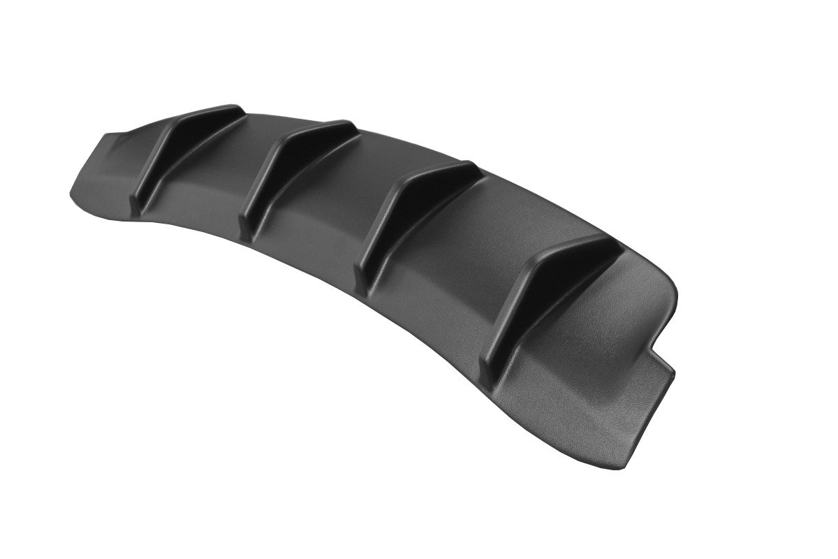 Diffusor Heck Ansatz für VW Scirocco R Mk3 Facelift schwarz Hochglanz
