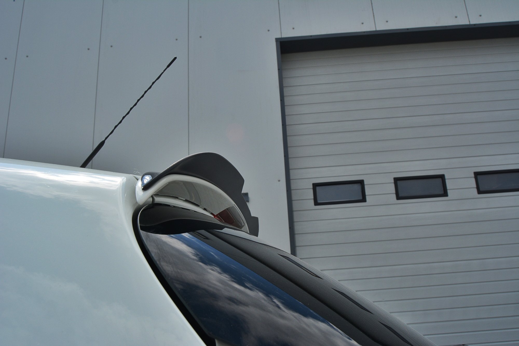 Spoiler CAP für Fiat Bravo Mk2 Sport schwarz Hochglanz