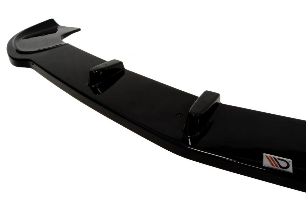 Street+ Spoilerlippe Front Ansatz passend für Mercedes SLK R171 für ME-SLK-R171-AMG204-F1 schwarz Hochglanz