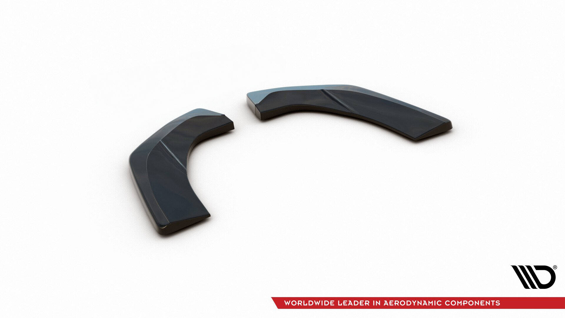 Heck Ansatz Flaps Diffusor für Hyundai I30 N Mk3 Fastback schwarz Hochglanz
