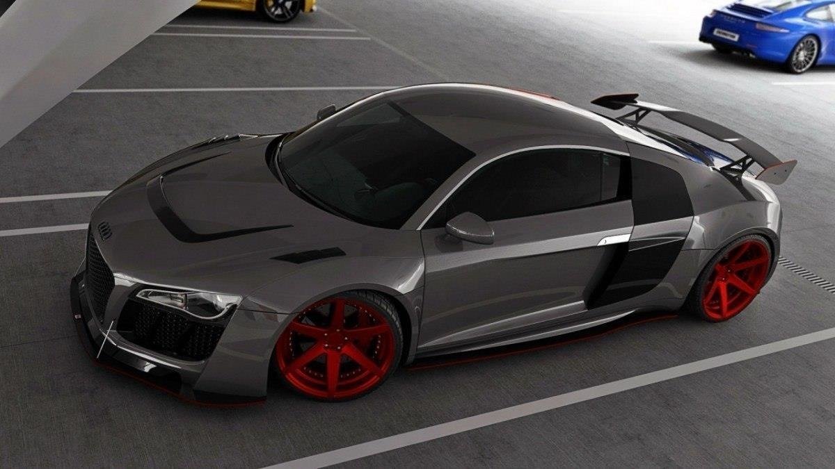 Heckspoiler Heckflügel passend für Audi R8 Mk.1